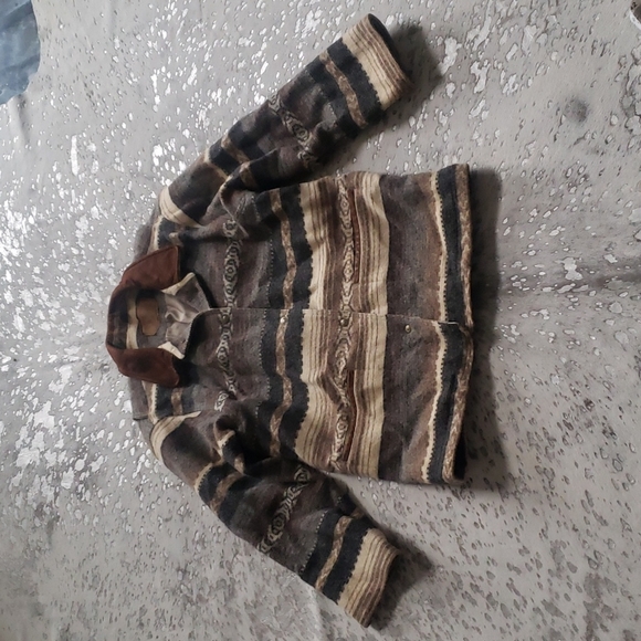 Woolrich Aztec Wool Southwestern Jacket Unisex SzM - Picture 2 of 11